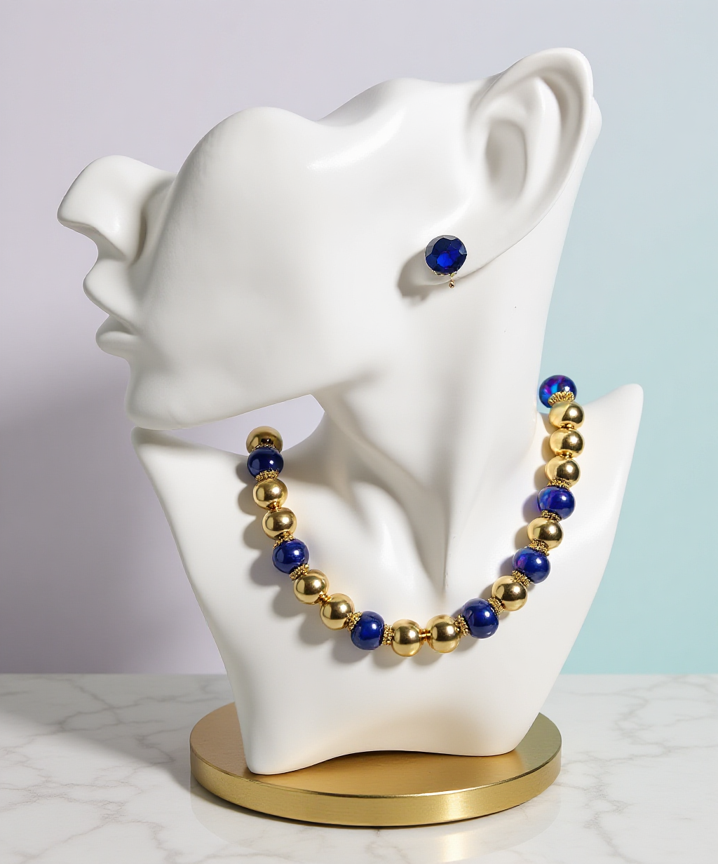 Necklace with earrings