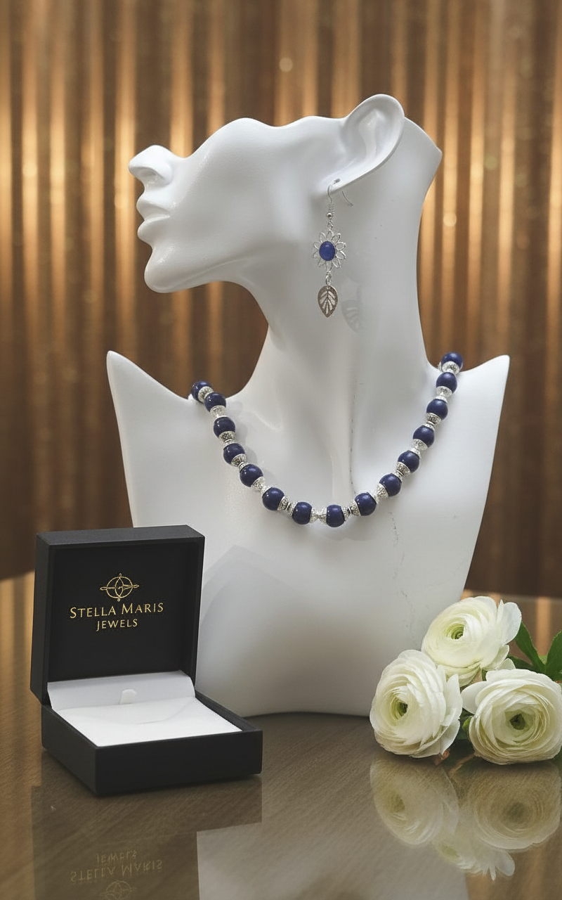 Necklace and earrings