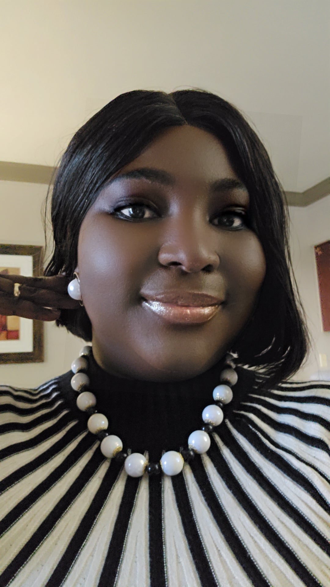 Necklace with earrings