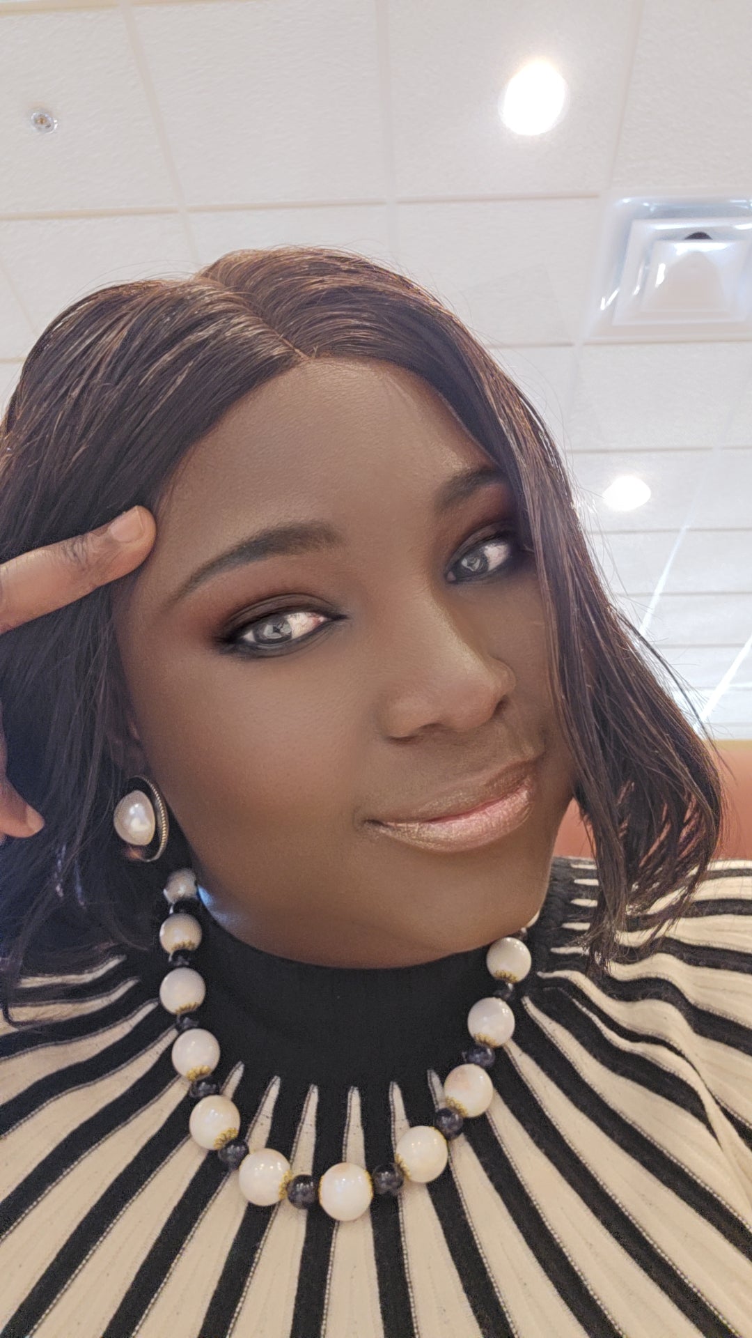 Necklace with earrings