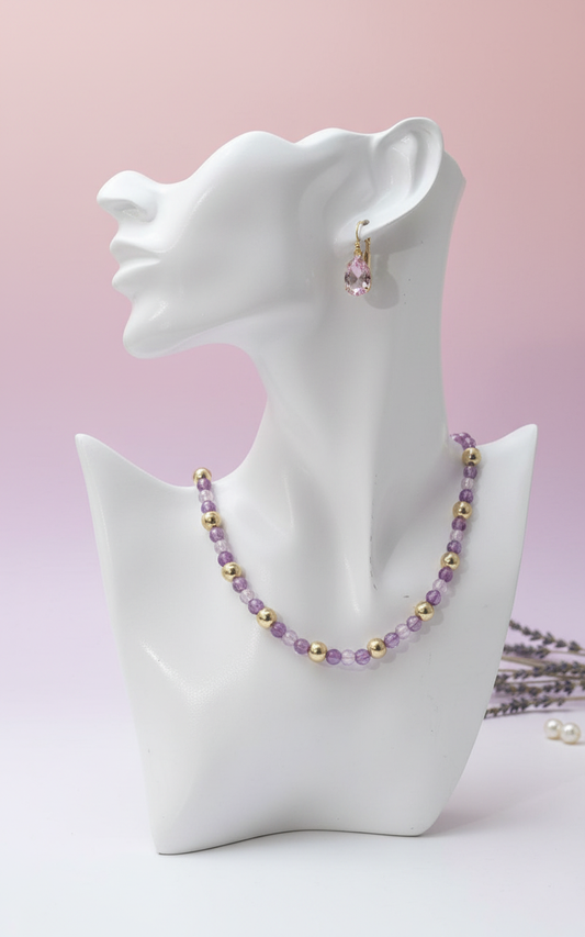 Necklace with earrings