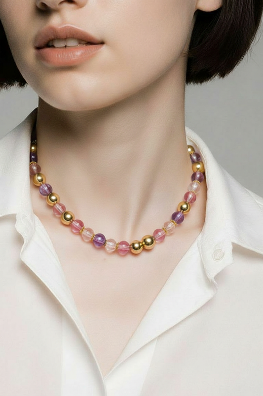 Necklace with earrings