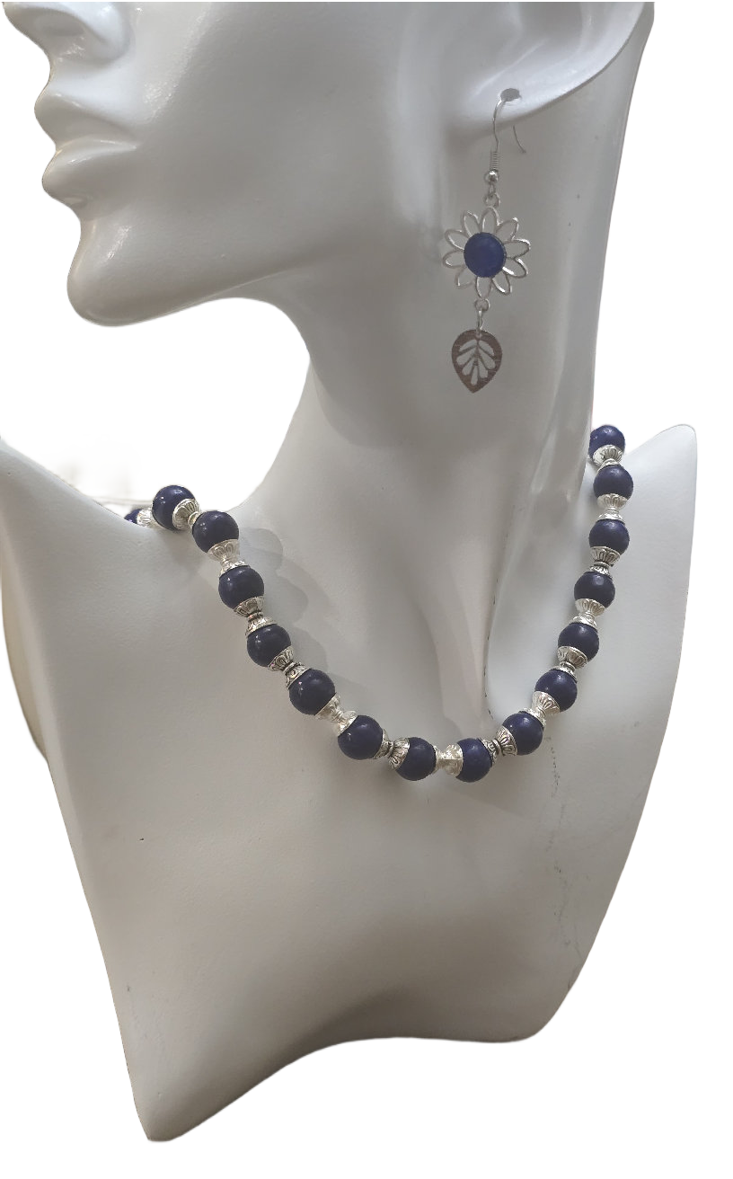 Necklace and earrings