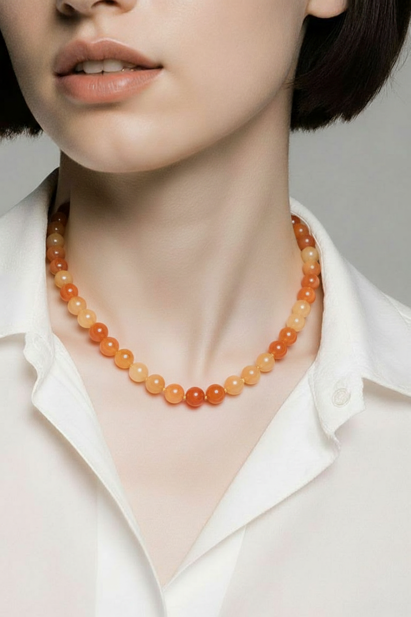 Necklace with earrings