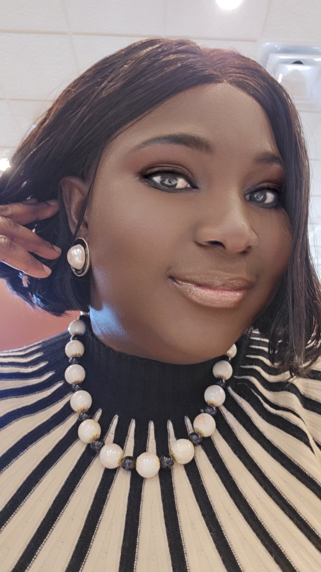 Necklace with earrings