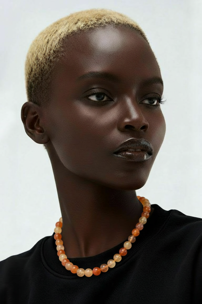 Necklace with earrings